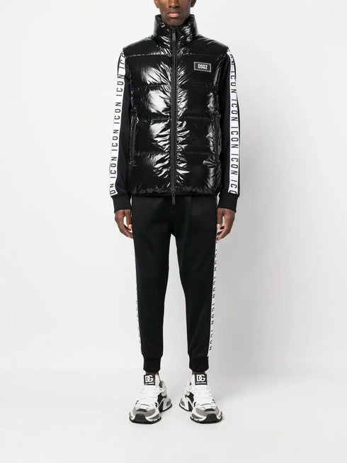 Icon stripe padded jacket